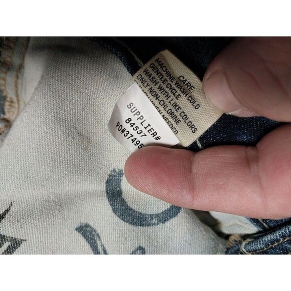 Polo Ralph Lauren Jeans Mens 33x25 Blue 867 Classic Fit Tag 31x30 - Picture 8 of 8